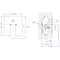 Alfi Brand Brushed Nickel Shower Valve Mixer W/ Square Lever Handle and Diverter AB5601-BN - alternate 3